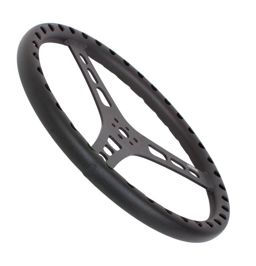 Joes Racing Products JOE13535-B 15in LW Flat Steering Wheel Black