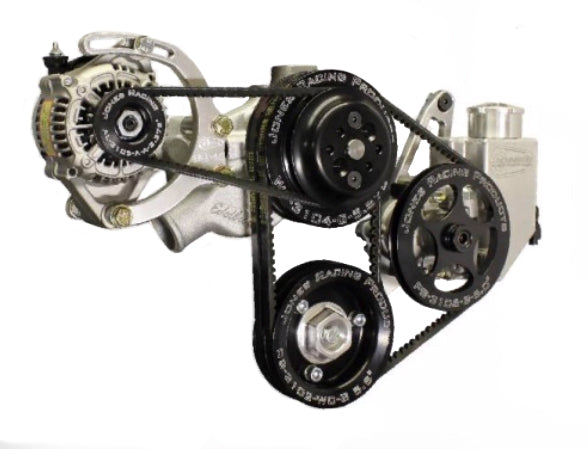 Jones Racing Products JRP3441-AR-CE Drive Kit V-Belt SBC Crate w/WP & P/S