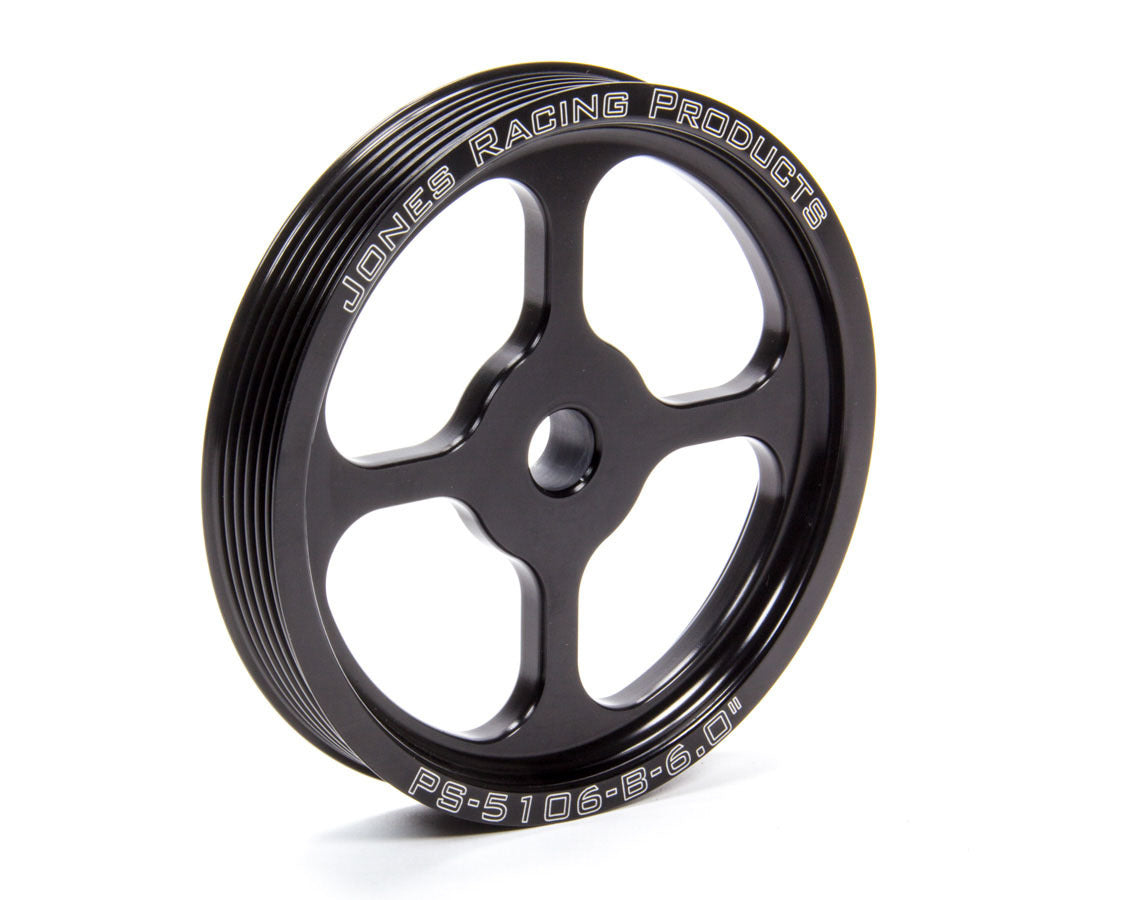 Jones Racing Products JRPPS-5106-B-6.000 Pulley Serpentine 6.0in P/S Press Fit