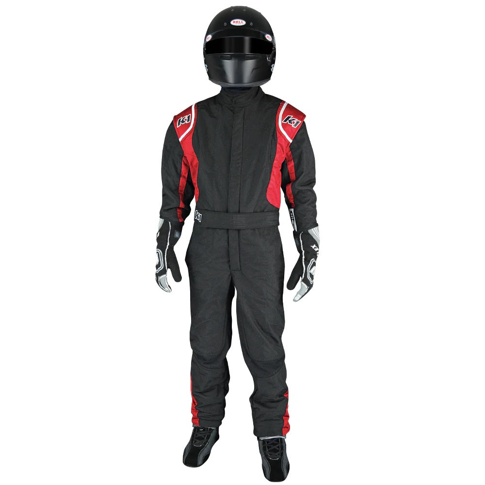 K1 Racegear K1R20-PRY-NR-4XS Suit Precision II 4X- Small Black/Red