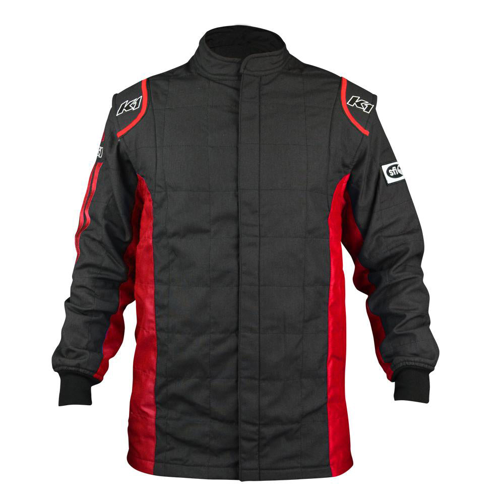 K1 Racegear K1R21-SPT-NR-XL Jacket Sportsman Black / Red X-Large