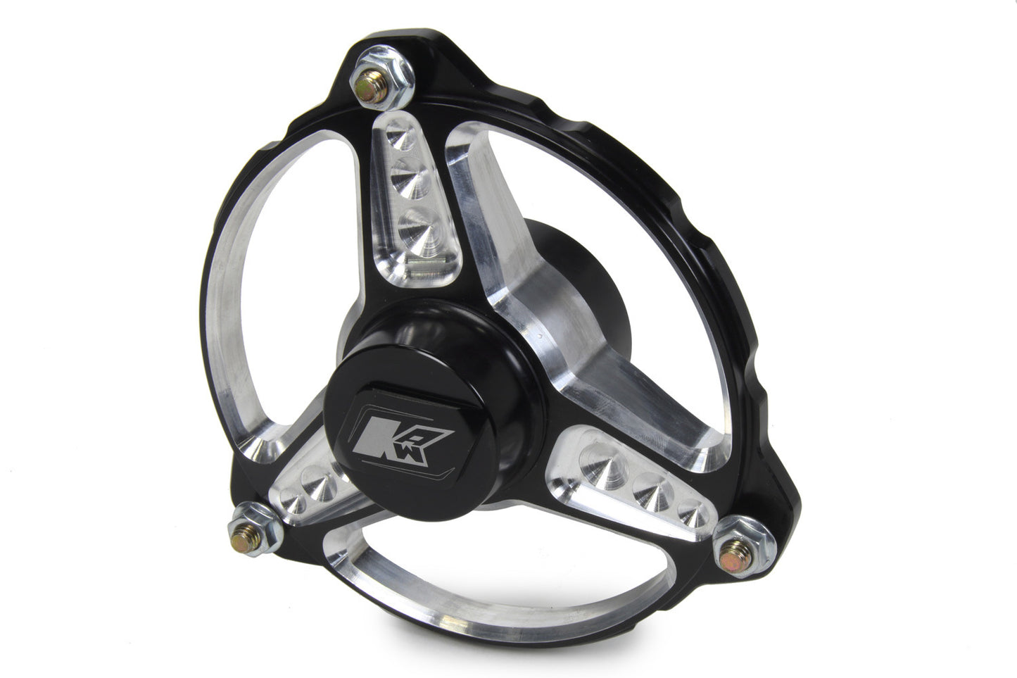 Keizer Aluminum Wheels, Inc. KAW10P3 Front Hub Blk Anod 3 Pin Micro w/Bearing Right