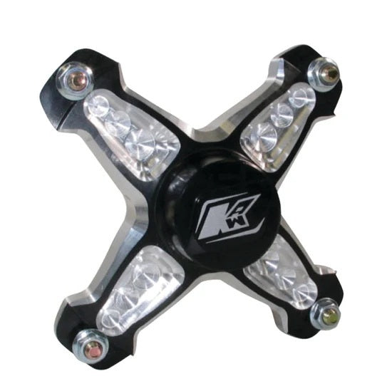 Keizer Aluminum Wheels, Inc. KAW10P4-LH Front Hub 4 Pin Micro LH w/Bearing Black