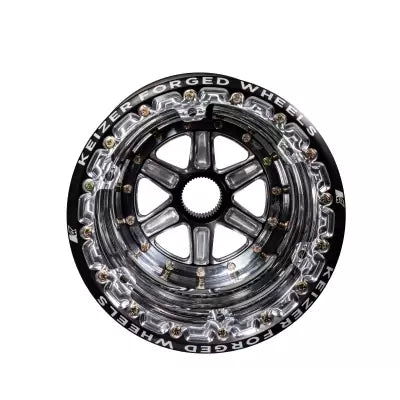 Keizer Aluminum Wheels, Inc. KAW15177SPFBL Wheel Splined 15x17 Outer Beadlock 6in BS