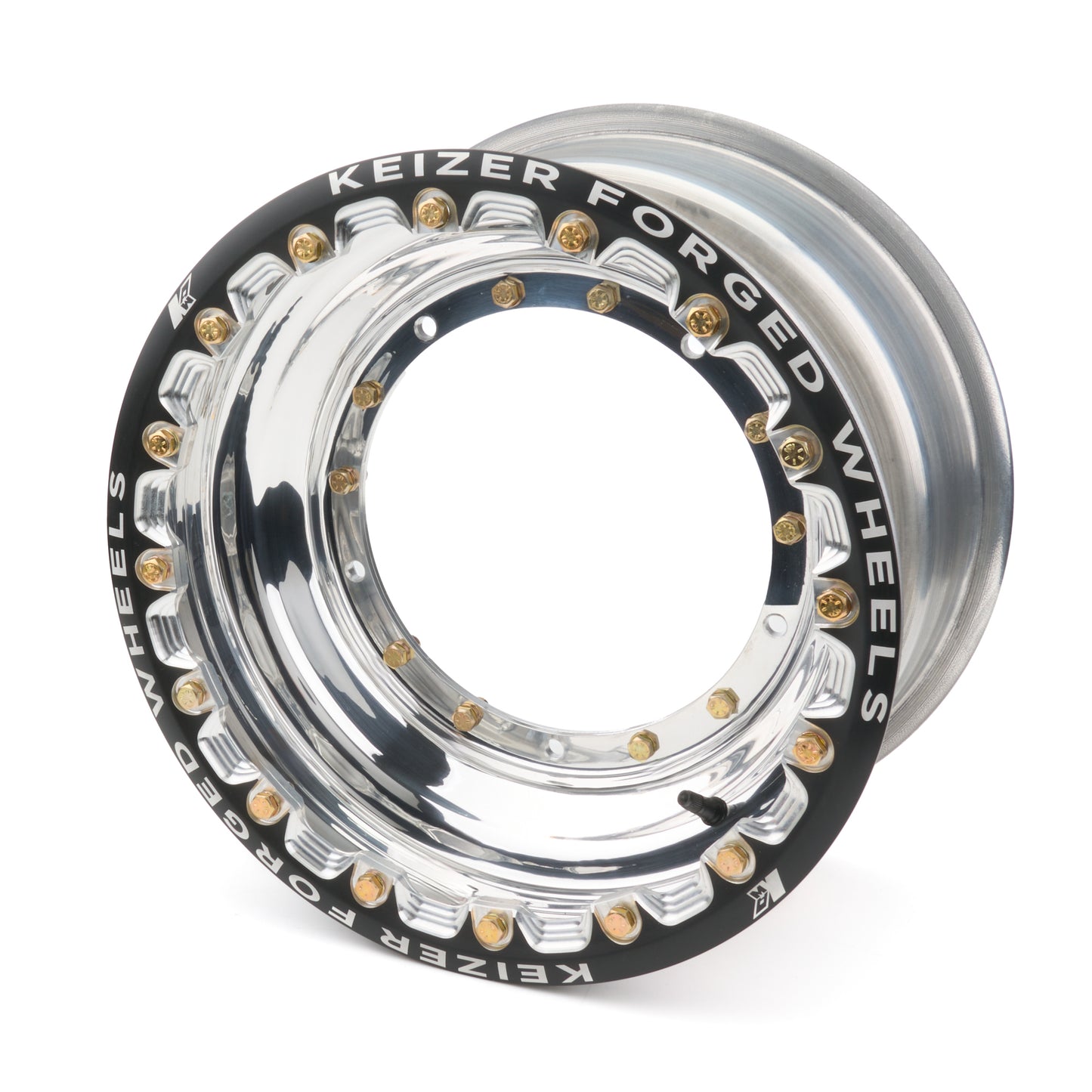 Keizer Aluminum Wheels, Inc. KAW1584BCFBL Wheel Direct Mnt 15 x 8 Beadlock 3in BS Black