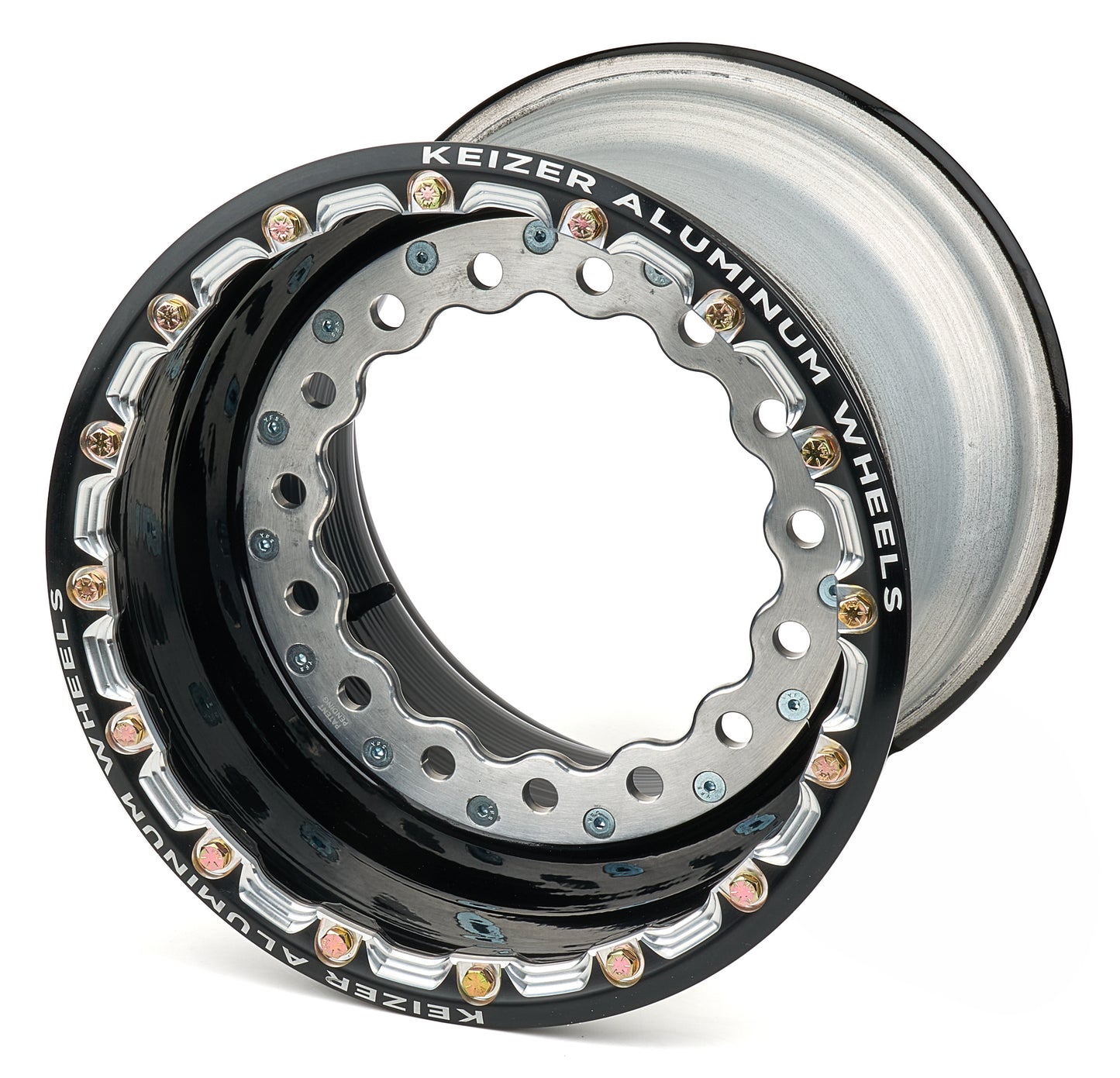 Keizer Aluminum Wheels, Inc. KAWW15145FIBLB Wheel Wide 5 15x14 5in BS Forged Inner B/L Blk