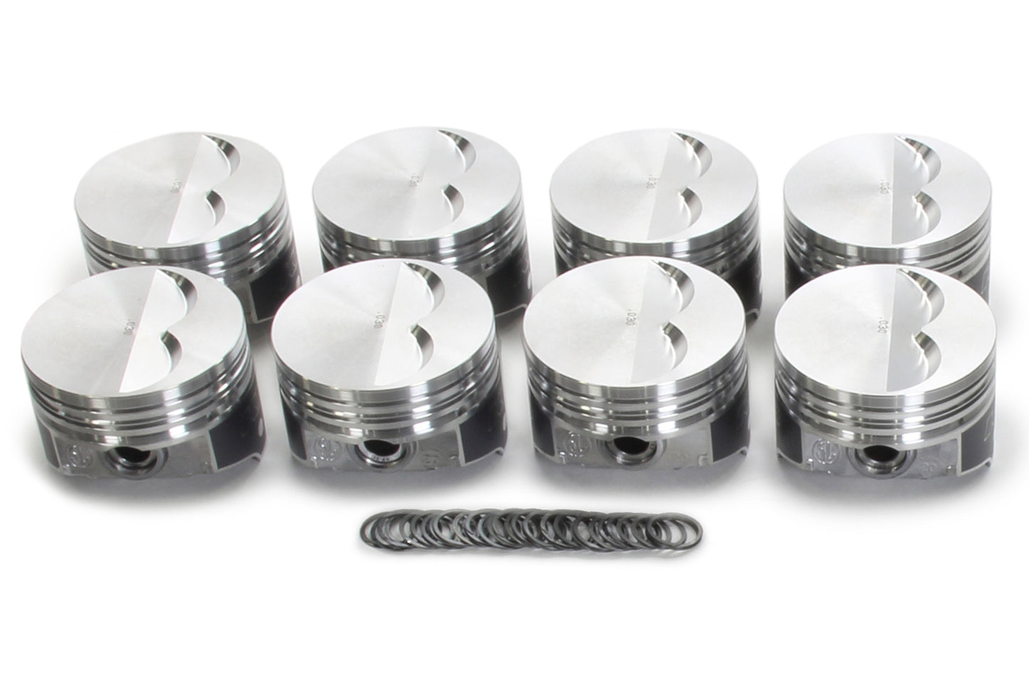 Kb Performance Pistons KBPKB120.040 SBC Flat Top Piston Set 4.040 Bore -7cc