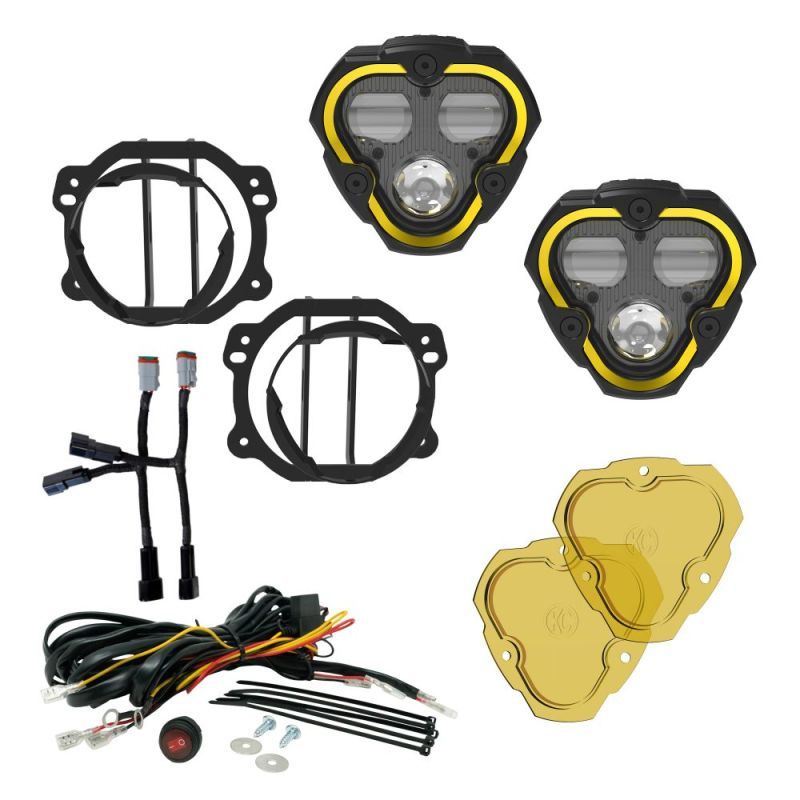 Kc Hilites KCH97146 Flex Era 3 Dual Mode SAE Fog Light Kit Pair