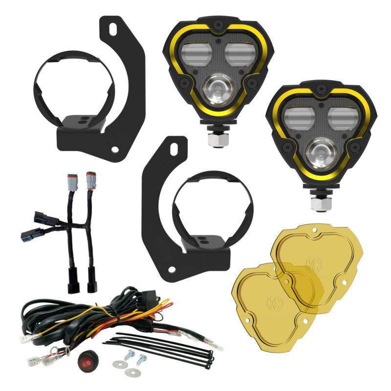 Kc Hilites KCH97149 Flex Era 3 Dual Mode SAE Fog Light Kit Pair