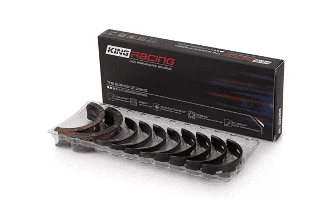 King Bearings KEBMB5777XP Main Bearing Set - Dart LS-Next Block
