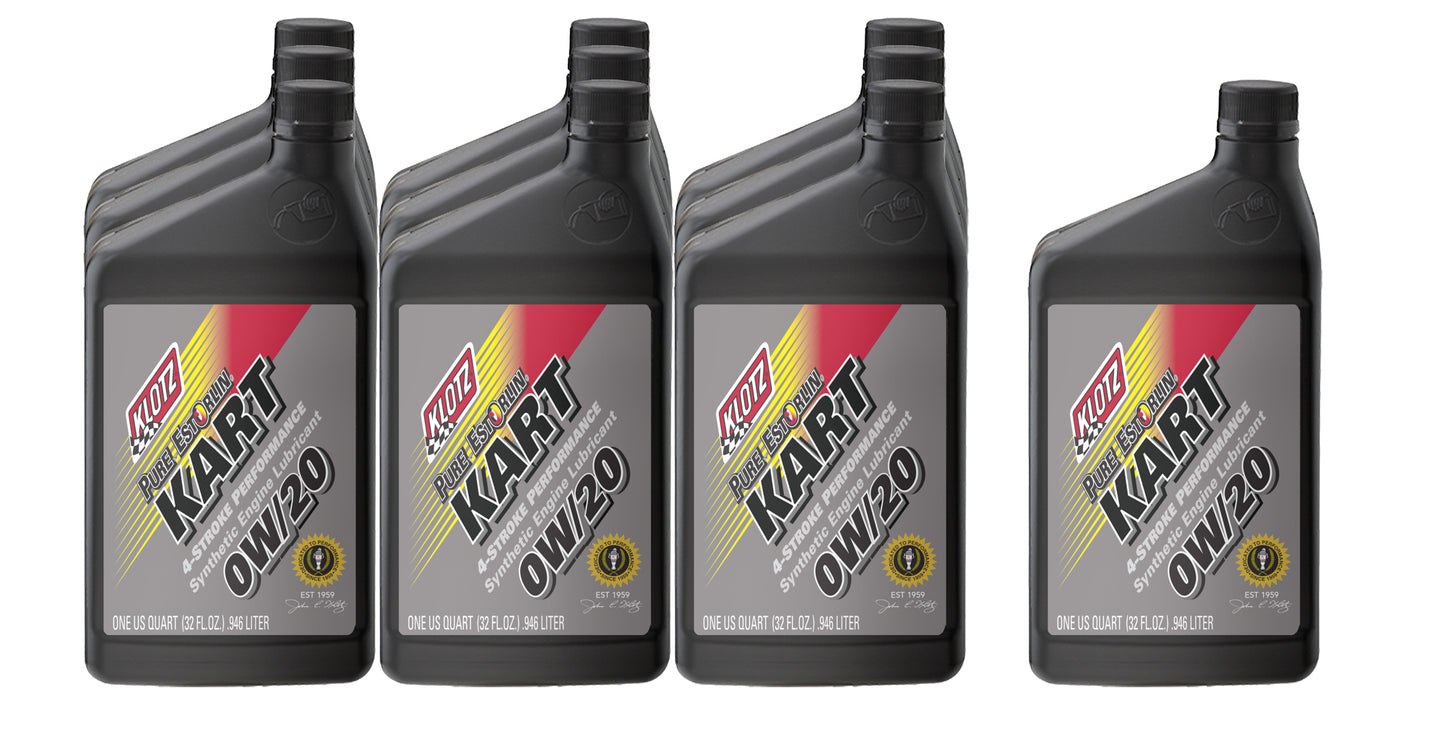 Klotz Synthetic Lubricants KLOKE-220-10 Pure Estorlin Kart 4 Stroke 0w20 Case 10x1Qt