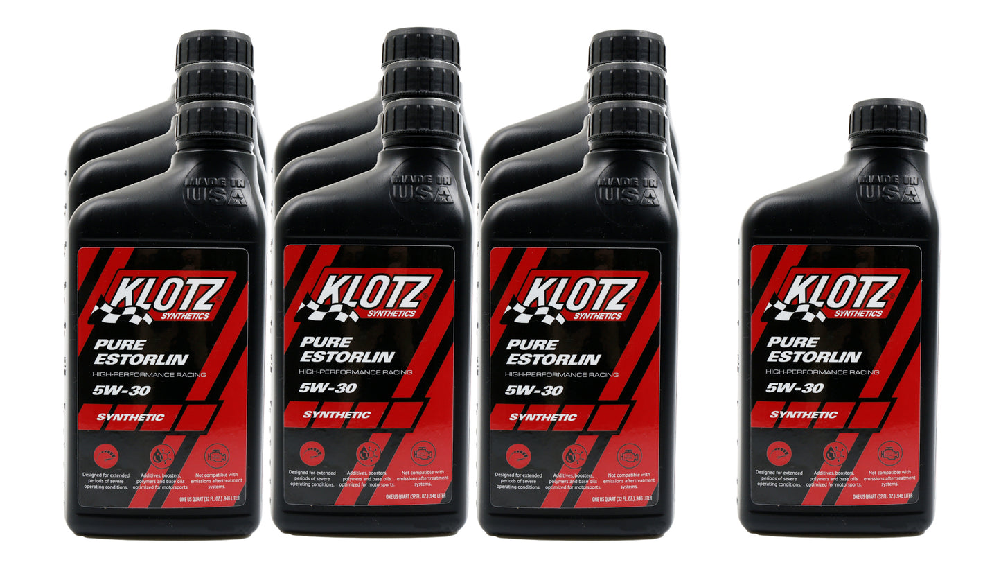 Klotz Synthetic Lubricants KLOKE-935-10 Pure Estorlin Synthetic Oil 5w30 Case 10x1 Quart