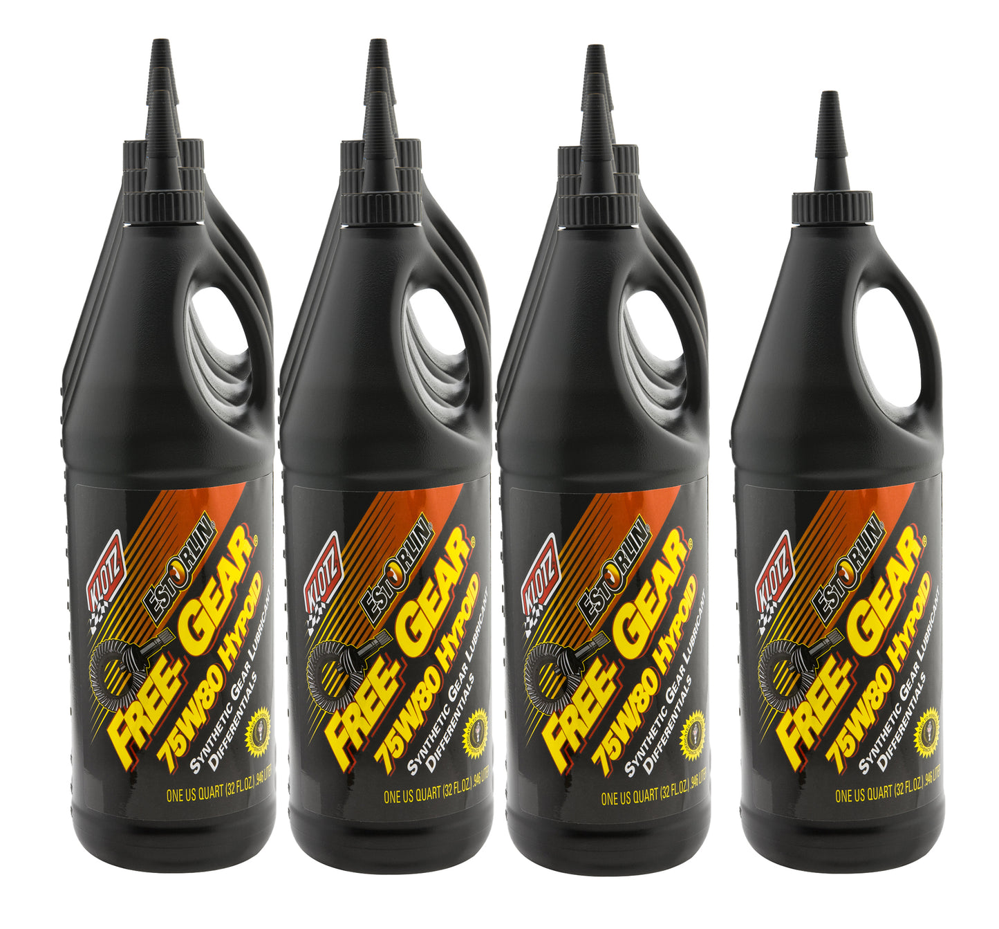 Klotz Synthetic Lubricants KLOKE-975-10 Pure Estorlin Qualifier Gear Oil 75w80 Cs 10x1Qt