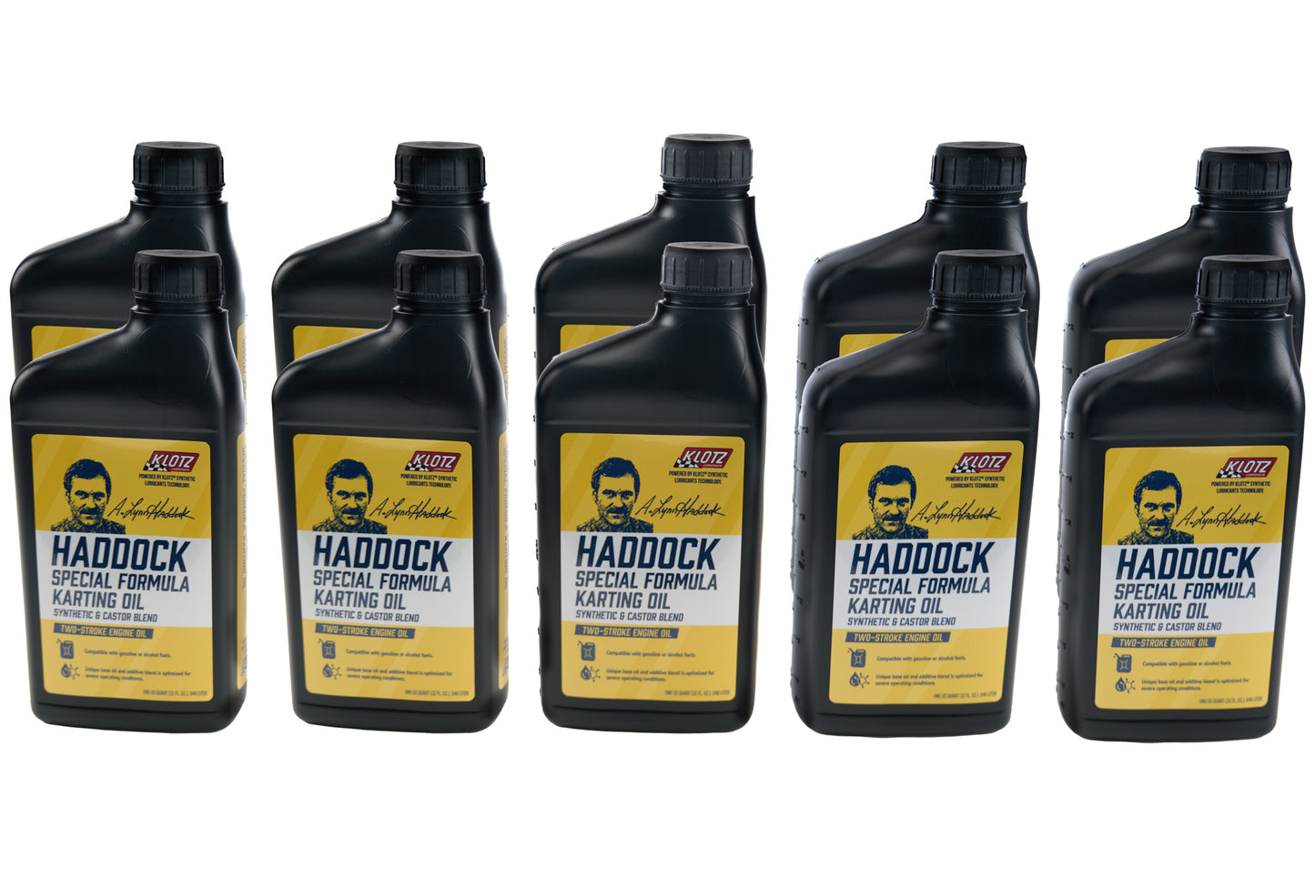 Klotz Synthetic Lubricants KLOKL-240-10 Karting Oil Haddock Spec ial Formula Case 10x1 Qt