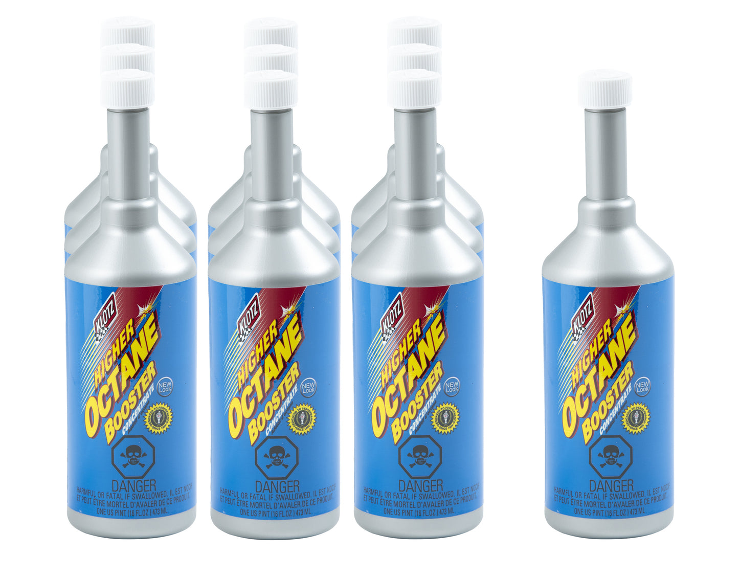 Klotz Synthetic Lubricants KLOKL-602-10 Higher Octane Booster Case 1 Pint