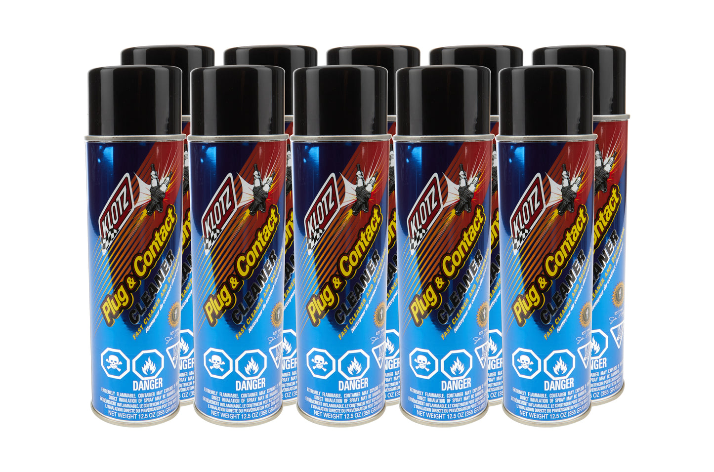 Klotz Synthetic Lubricants KLOKL-609-10 Plug and Contact Cleaner Case 12.5 Ounces