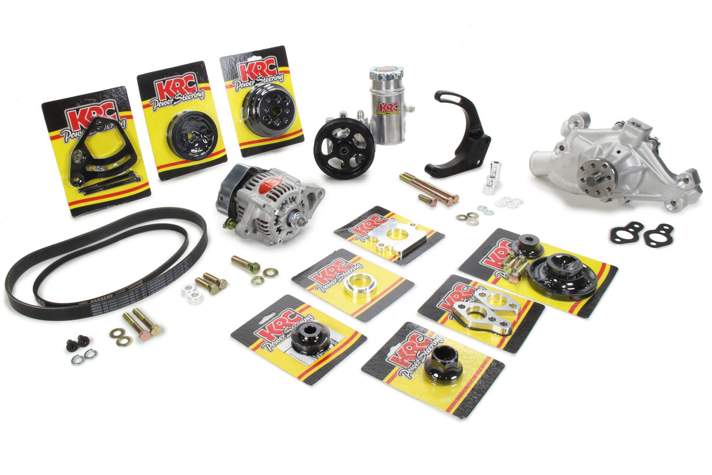 Krc Power Steering KRCKIT16612122 Complete SBC Crate Kit Block Mount