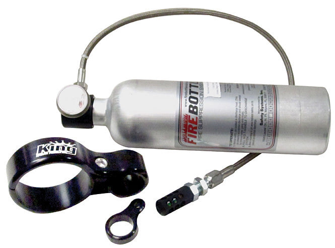 King Racing Products KRP5030 Fire Bottle And Clamp Kit Heat Activated