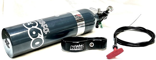 King Racing Products KRP5050 Fire Suppression System With Brackets