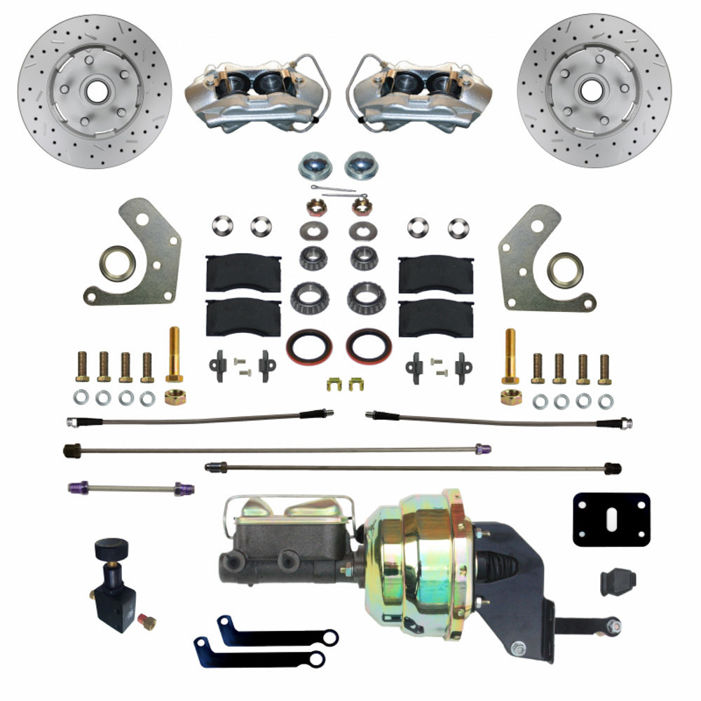 Leed Brakes LEEFC2002-8405X Mopar B/E Body MaxGrip XDS Power Brake Conversi