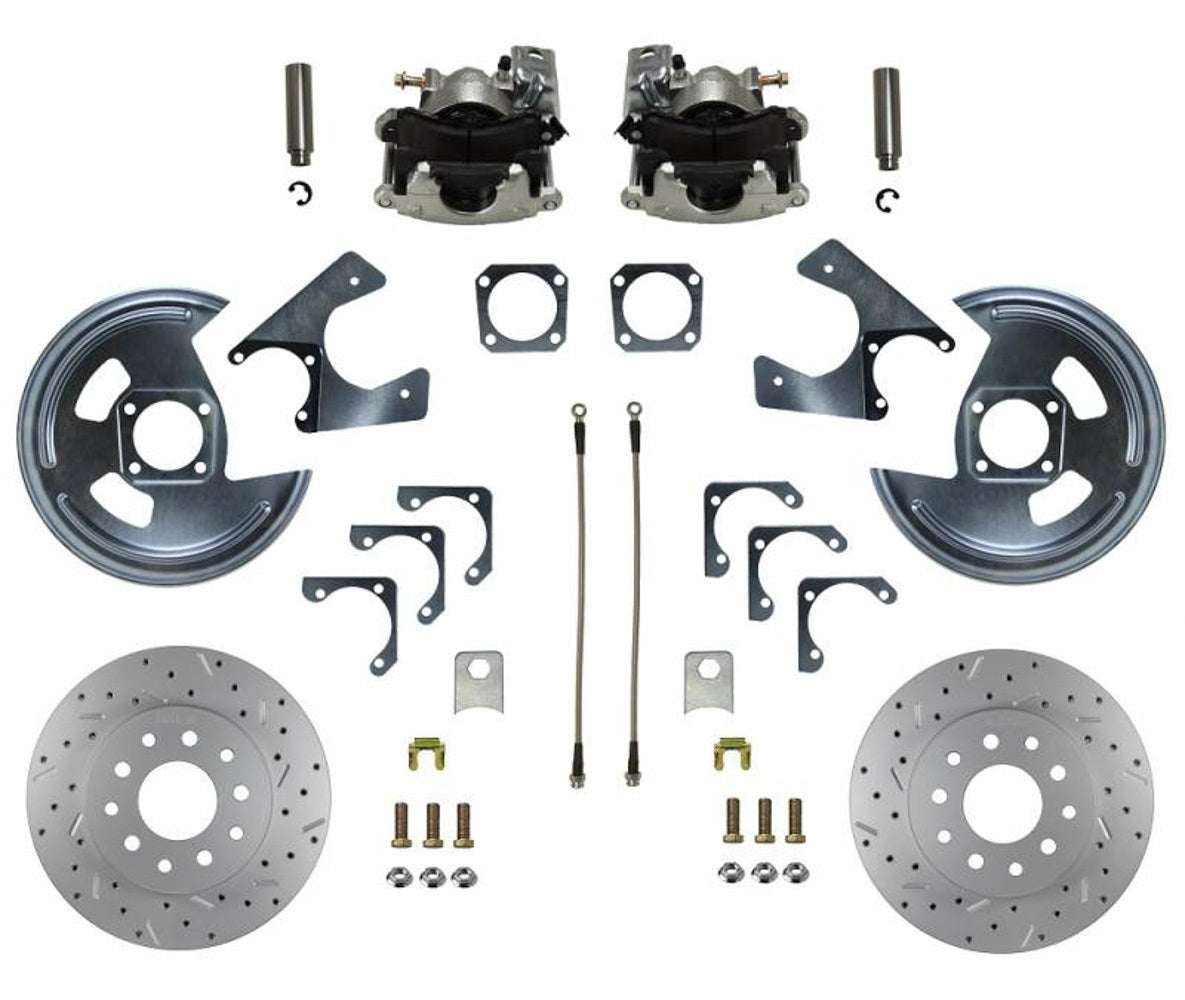 Leed Brakes LEERC1001X Rear Disc Brake Conversi on with MaxGrip XDS Roto