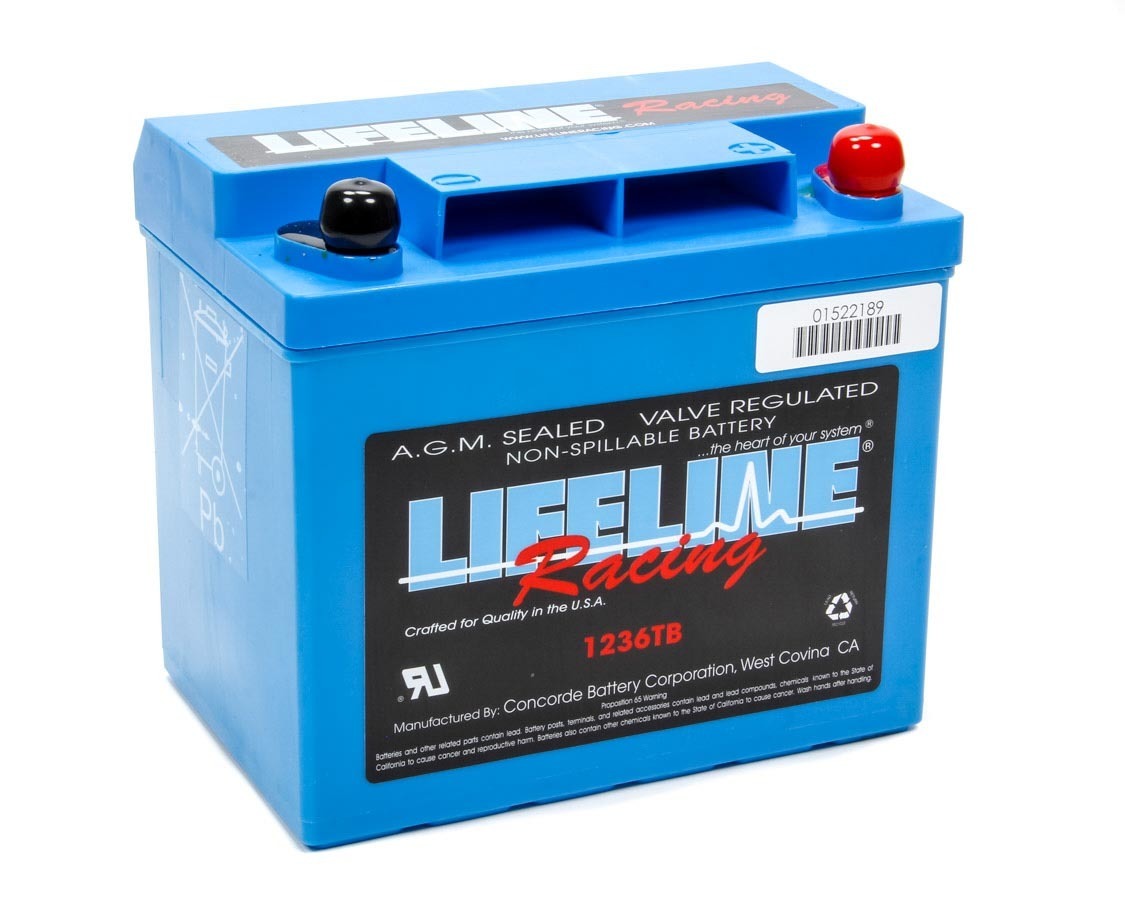 Lifeline Battery LFBLL-1236TB Power Cell Battery 7.71 x 5.18 x 6.89