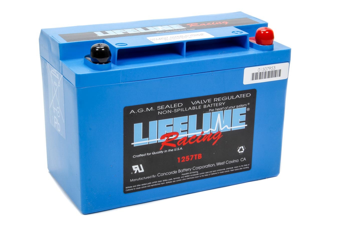 Lifeline Battery LFBLL-1257TB Power Cell Battery 9.78 x 4.97 x 6.83