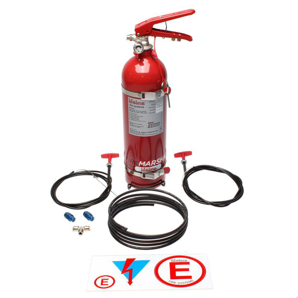 Lifeline USA LIF101-225-011 Fire Supression Club System Zero 2000 2.25kg