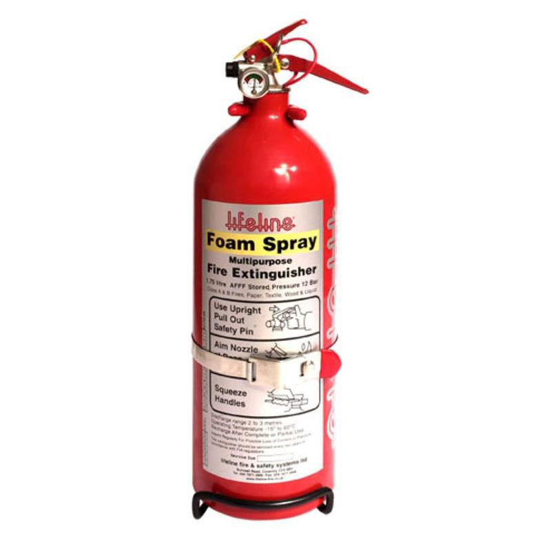 Lifeline Usa LIF201-100-002 Fire Extinguisher AFFF Hand Held 1.75 Liter