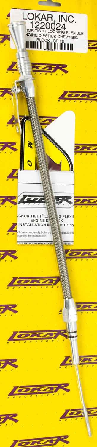 Lokar LOK1220024 Anchor Tight Locking Oil Dipstick BBC