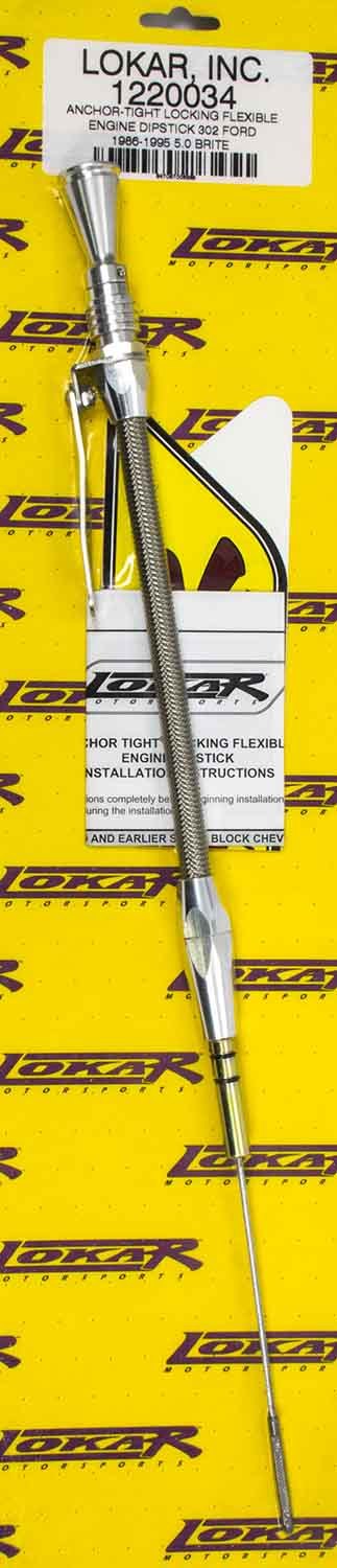 Lokar LOK1220034 Anchor Tight Locking Oil Dipstick Ford 5.0L