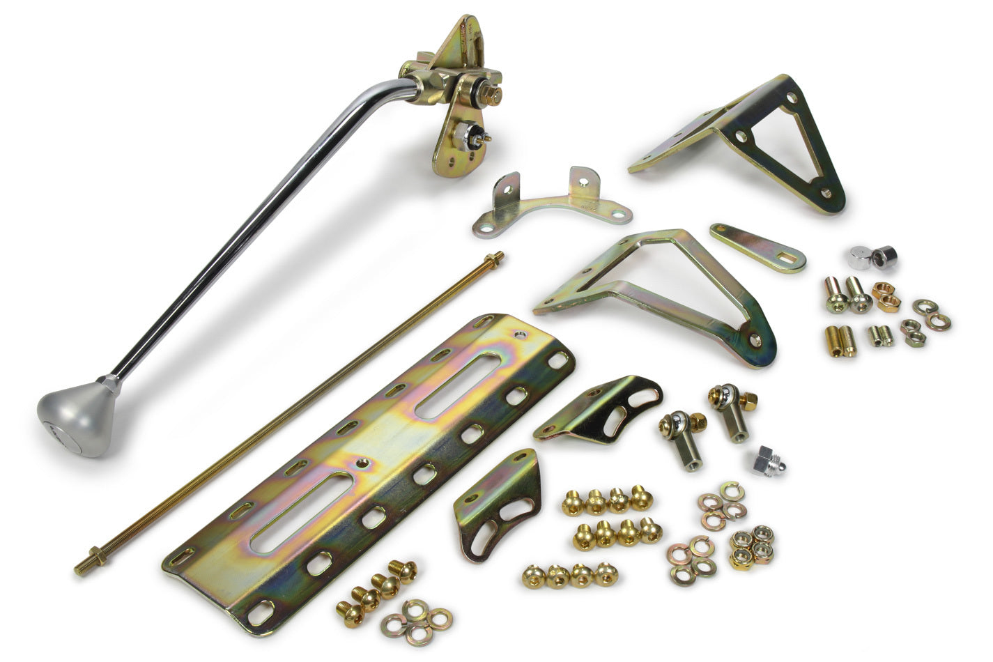 Lokar LOKCM350BM 16in TH-350 Shifter w/ Brushed Alu. Mush. Knob