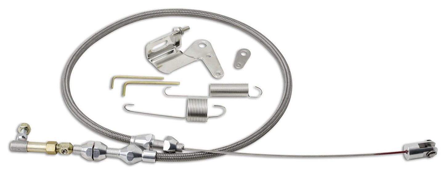 Lokar LOKDP-1000HT Duo-Pak Hi-Tech Throttle Cable w/Brackets