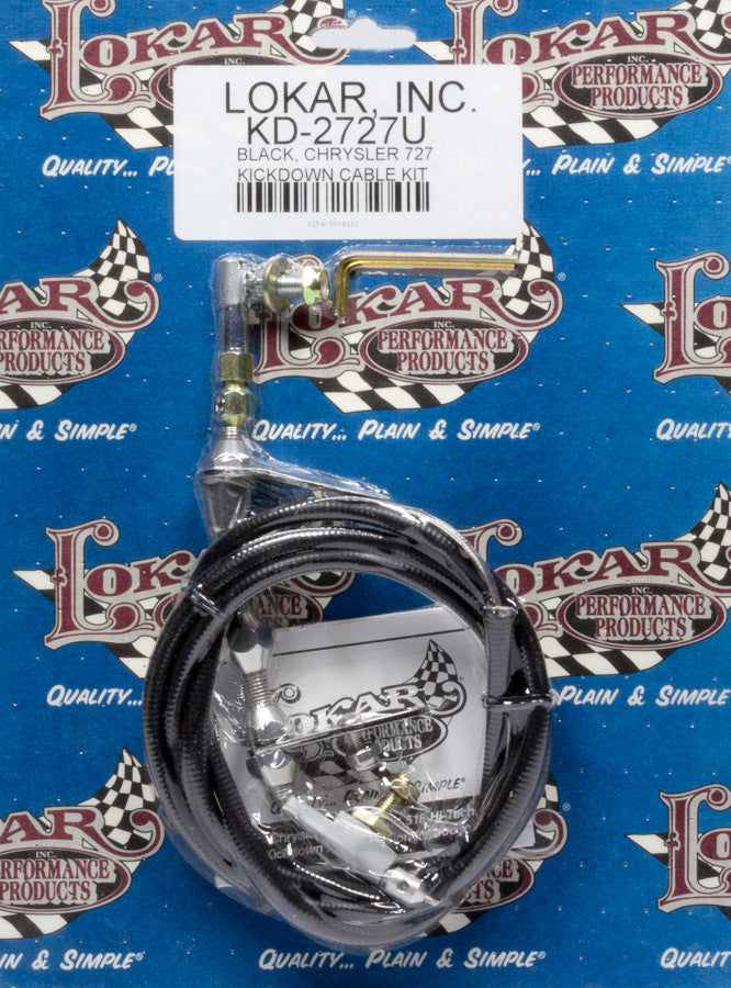 Lokar LOKKD-2727U Universal Throttle Cable Chrysler 727 Black