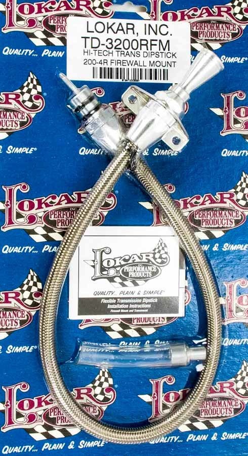 Lokar LOKTD-3200RFM Hi-Tech Trans Dipstick 200-R4 Firewall Mount