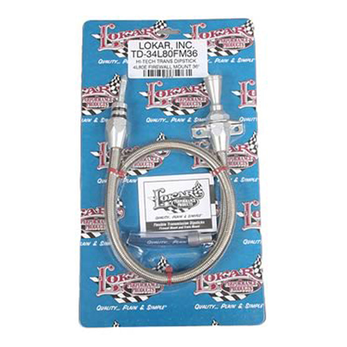 Lokar LOKTD-34L80FM36 Transmission Dipstick 4L80 Firewall Mount 36in