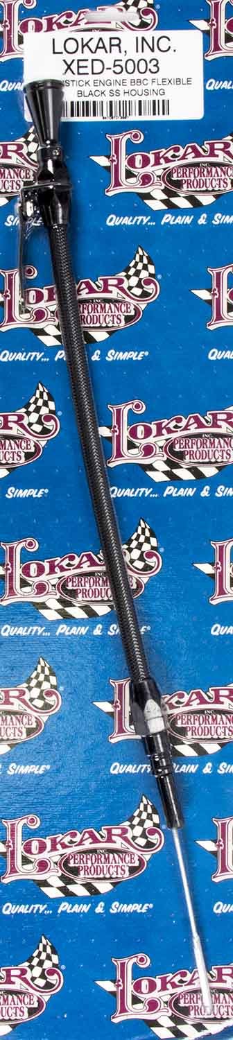 Lokar LOKXED-5003 Flexible Engine Dipstick Black BBC