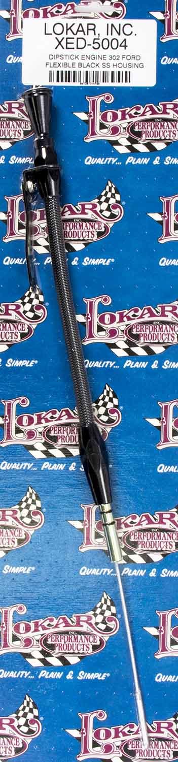Lokar LOKXED-5004 Flexible Engine Dipstick Black SBF 302