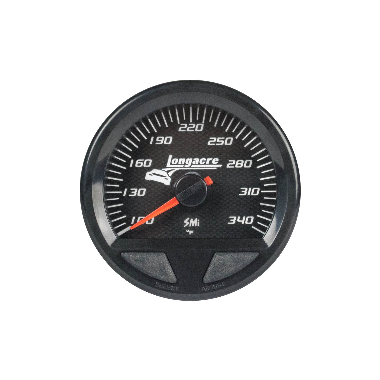 Longacre LON52-46745 Waterproof SMI Oil Temp Gauge 100-340f