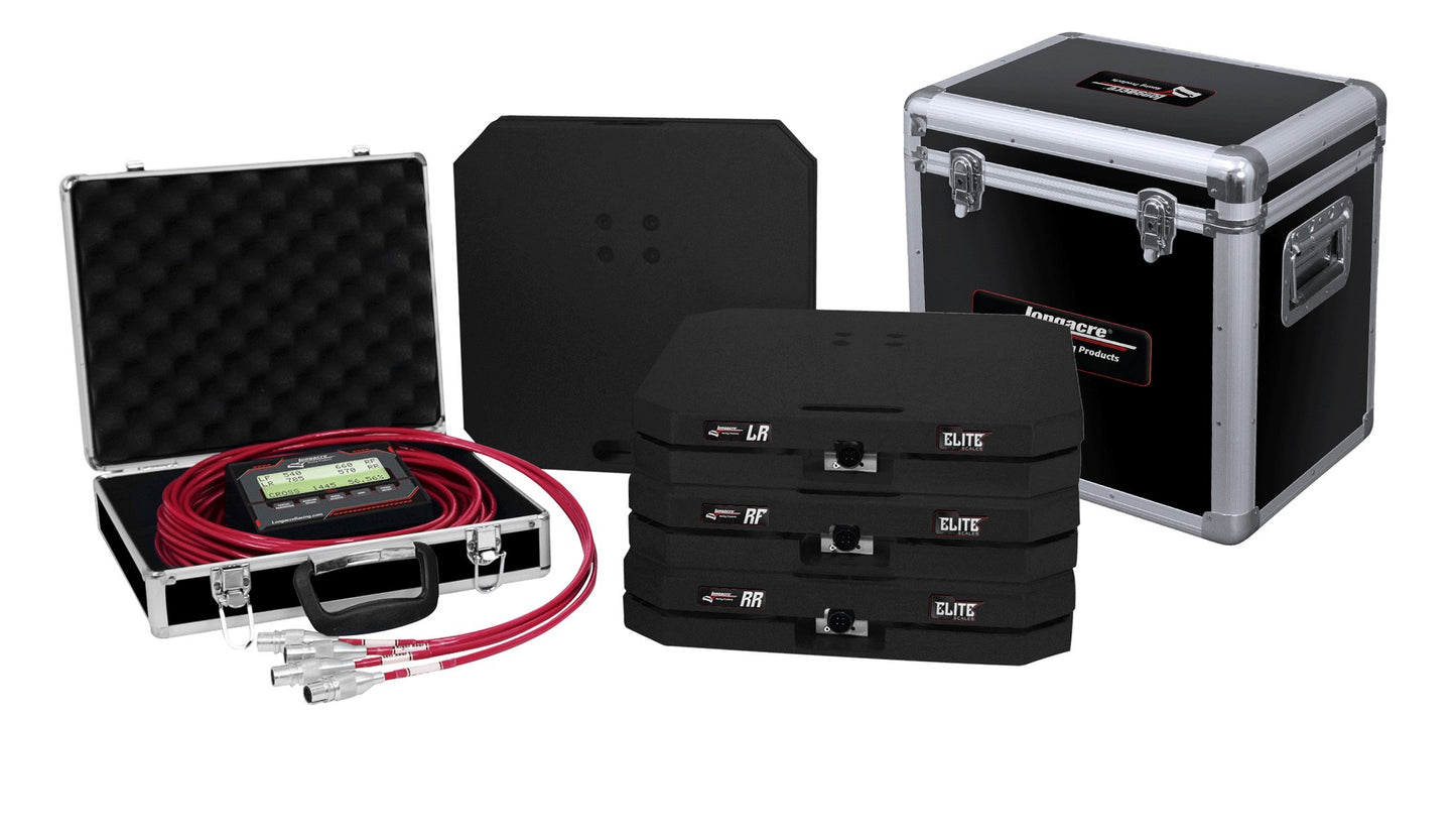 Longacre LON52-82593 Scale Set Elite Wired 15in Pads 1500lbs