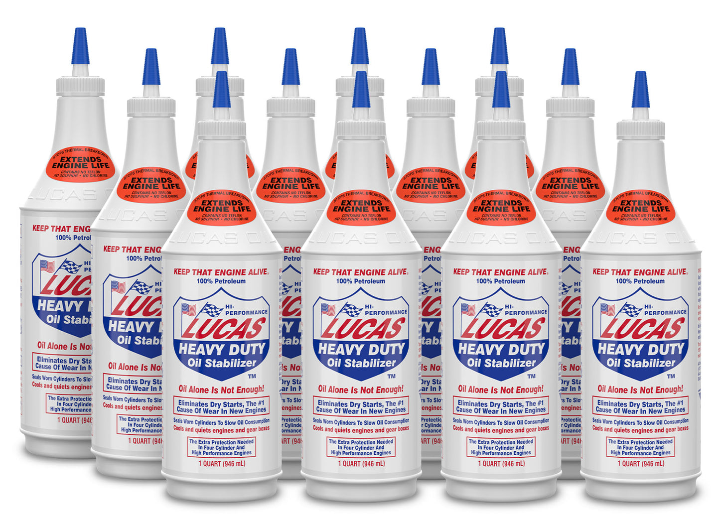 Lucas Oil LUC10001-12 H/D Oil Stabilizer Case/12