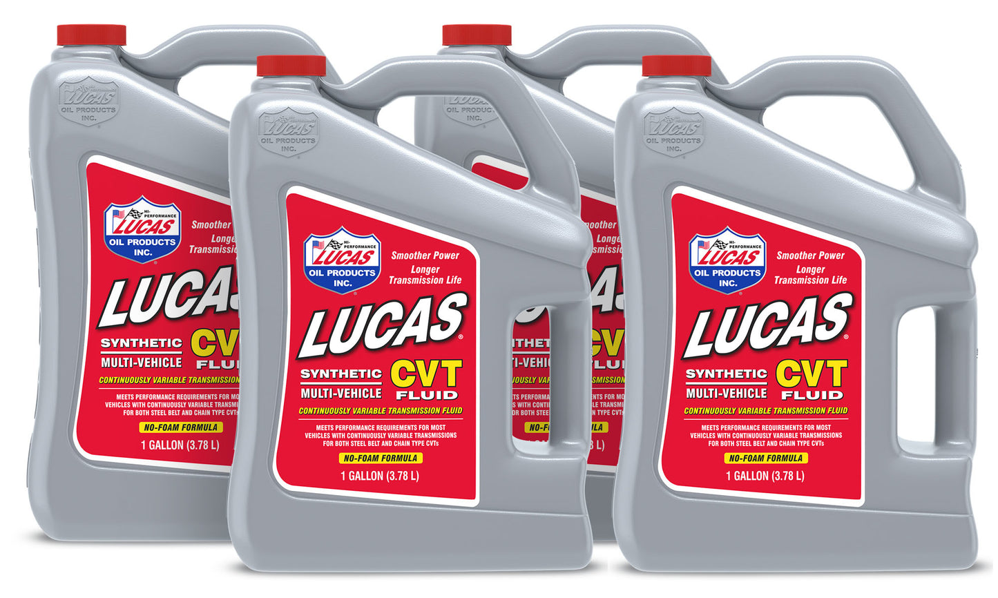 Lucas Oil LUC10112-4 Synthetic CVT Trans Fluid Case 4 x 1 Gallon