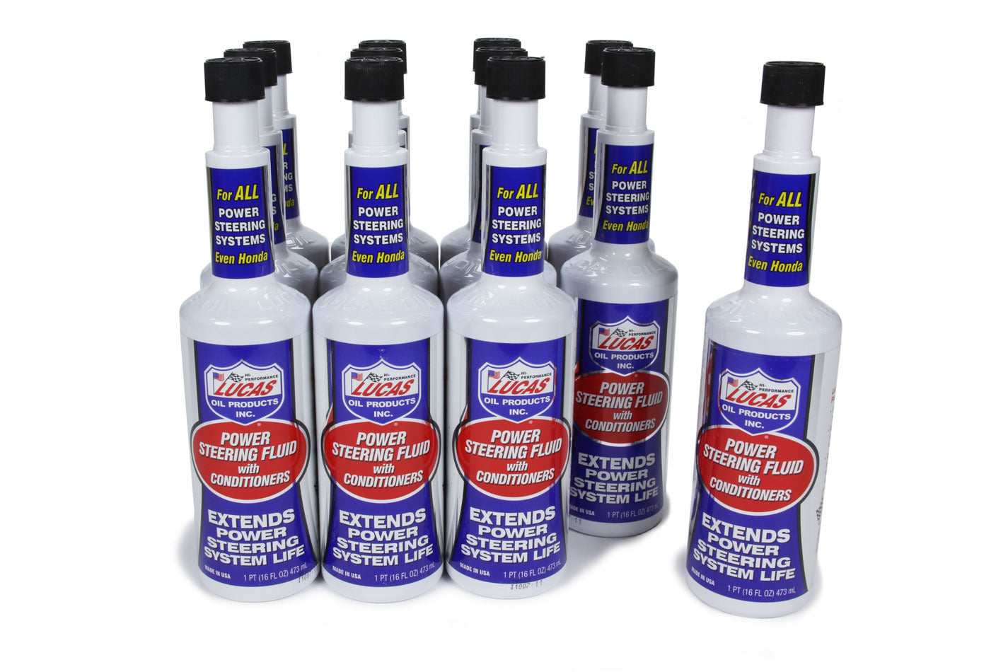 Lucas Oil LUC10442-12 Power Steering Fluid Case 12 x 16 Oz.