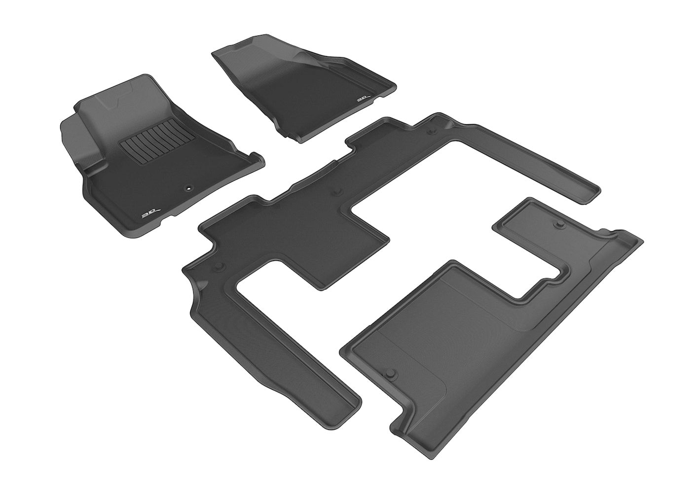 3d Maxpider M3DL1CH06001509 Chevy Traverse 09- Kagu Floor Liner 1&2&3Row Blk