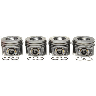 Mahle Original/clevite M772243708WR Piston Set w/Rings 4pk GM 6.6L Duramax LH