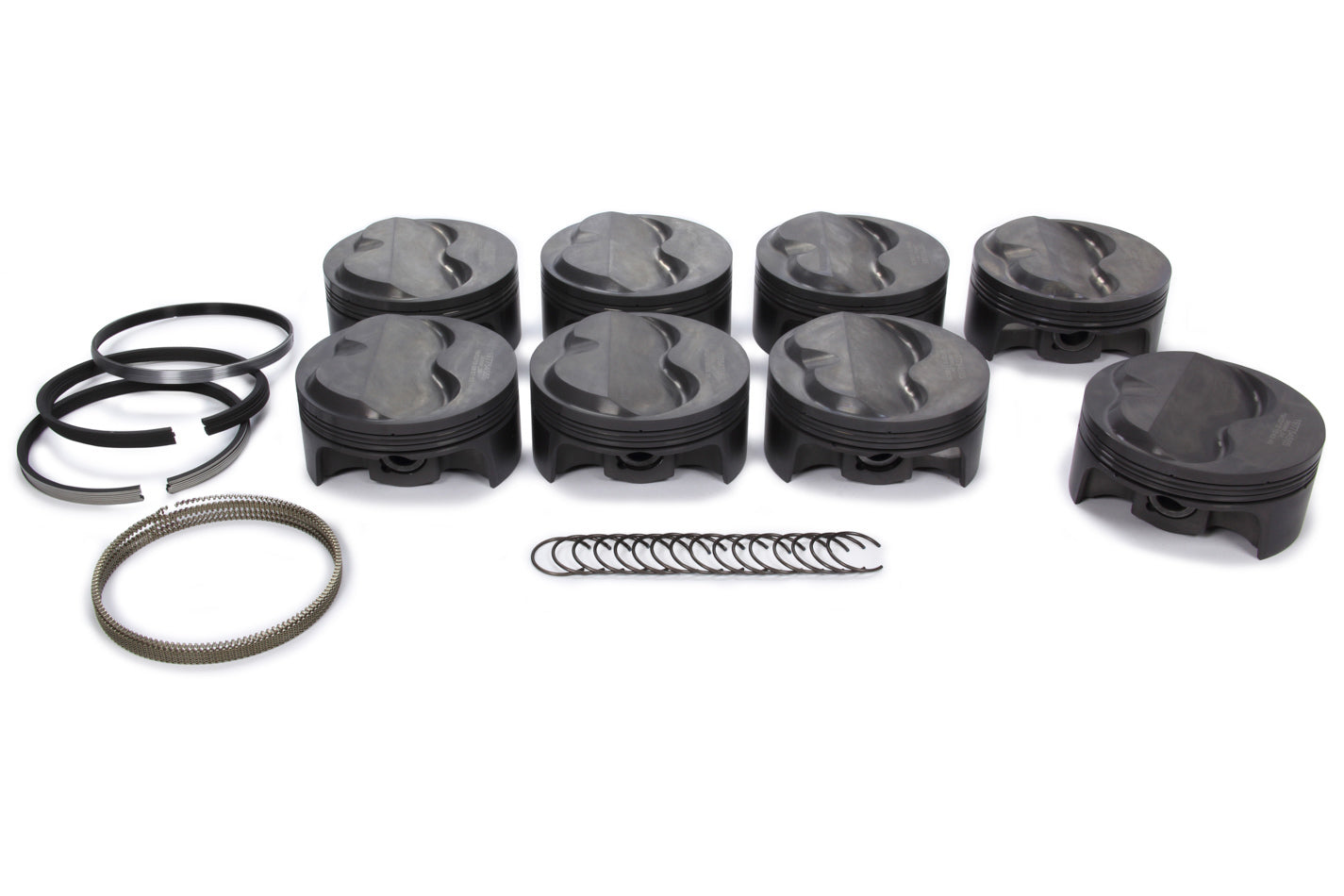 Mahle Pistons MAH197754535 SBC Power-Pak Domed Piston Set 4.135 Bore