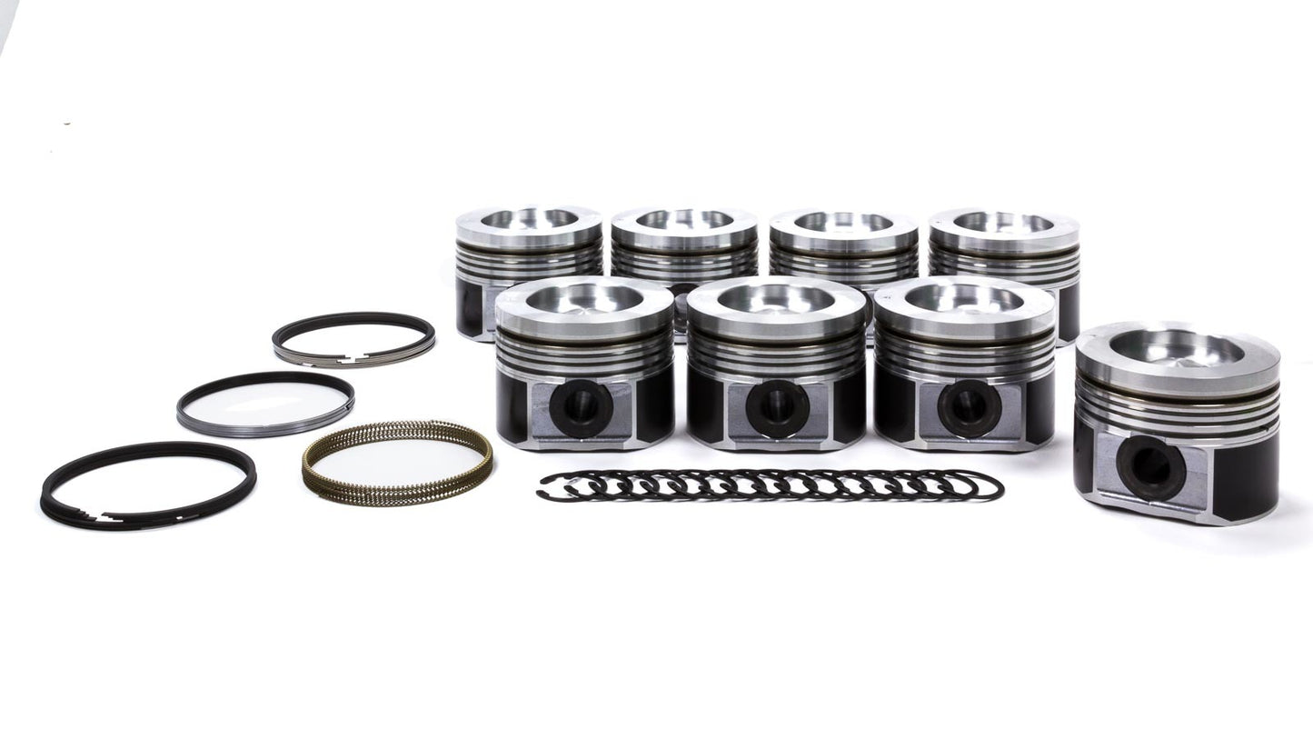 Mahle Pistons MAH930036075 6.6L Duramax PowerPak Piston Set 4.075 Bore