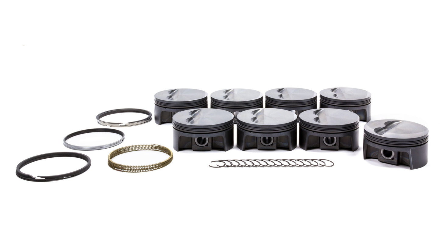 Mahle Pistons MAH930200455 SBC PowerPak F/T Piston Set 4.155 Bore