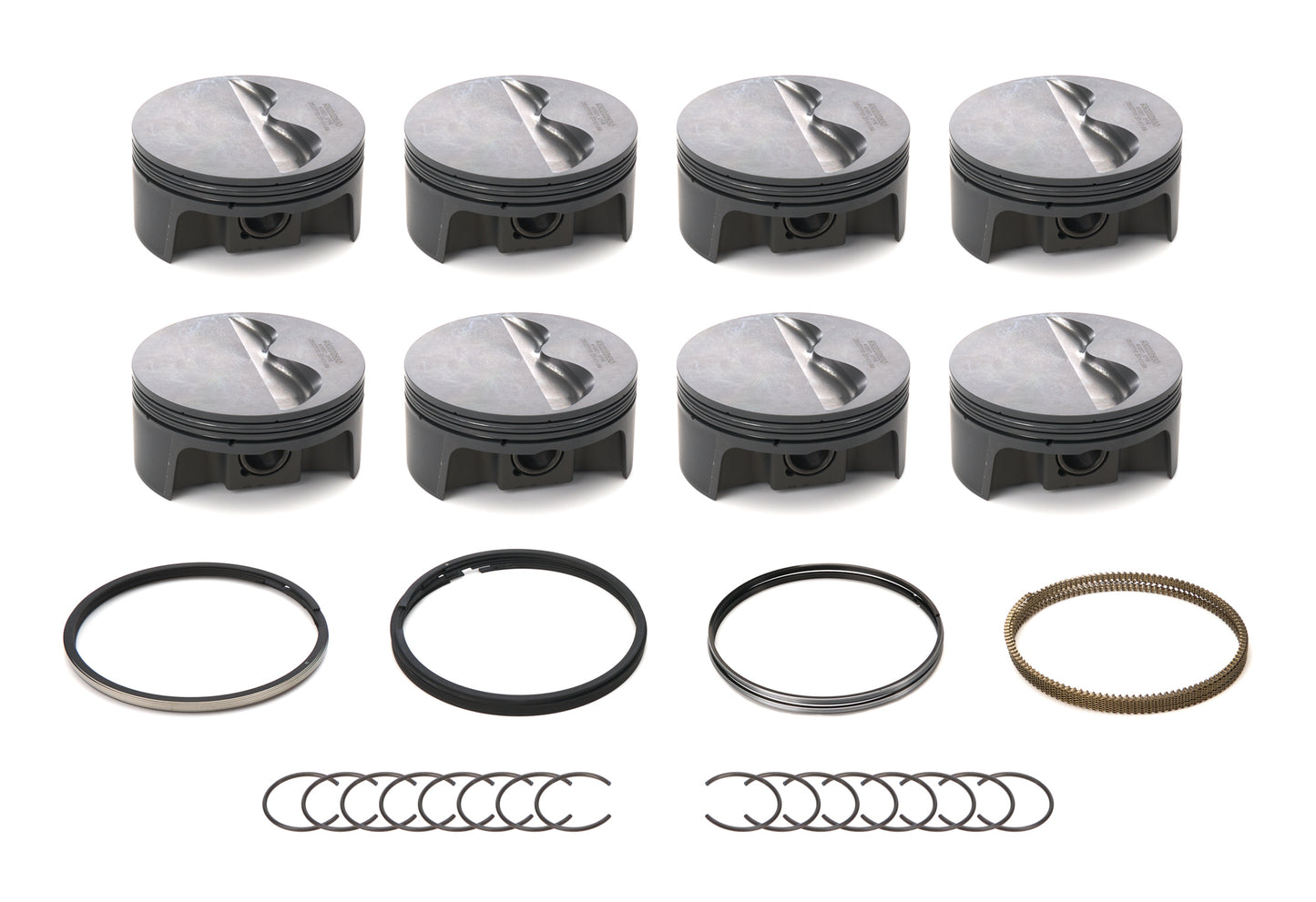 Mahle Pistons MAH930202830 SBC FT PowerPak Piston Set 4.030 Bore -4.1cc
