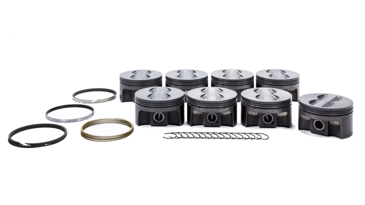 Mahle Pistons MAH930203630 SBC PowerPak F/T Piston Set 4.030 Bore